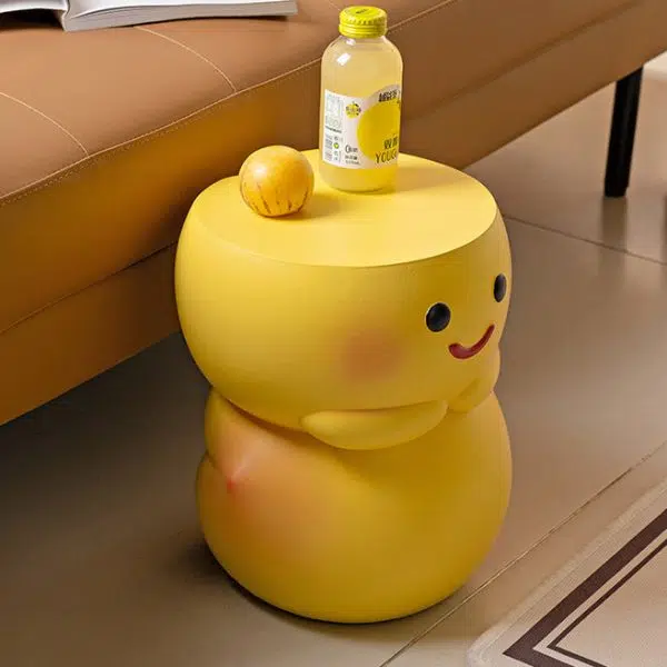 Contemporary Creative Fruit Watermelon Peach Design Resin End Table For Living Room - Image 13