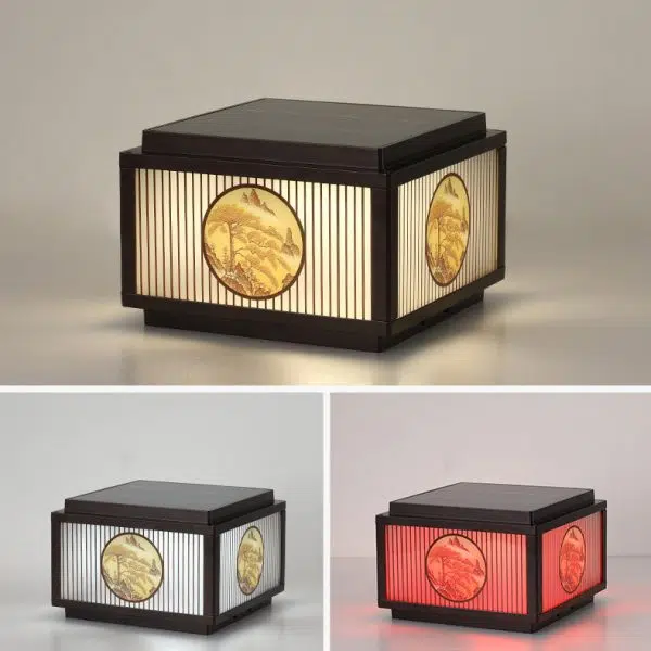 Modern Minimalist Solar Waterproof Square Aluminum Glass LED Post Head Light For Garden - Image 32