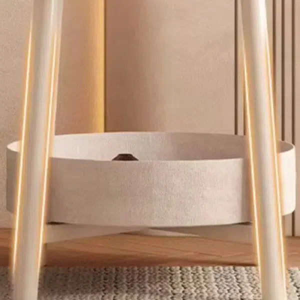 Contemporary Creative Floral Clover Iron End Table Storage Basket For Living Room - Image 11