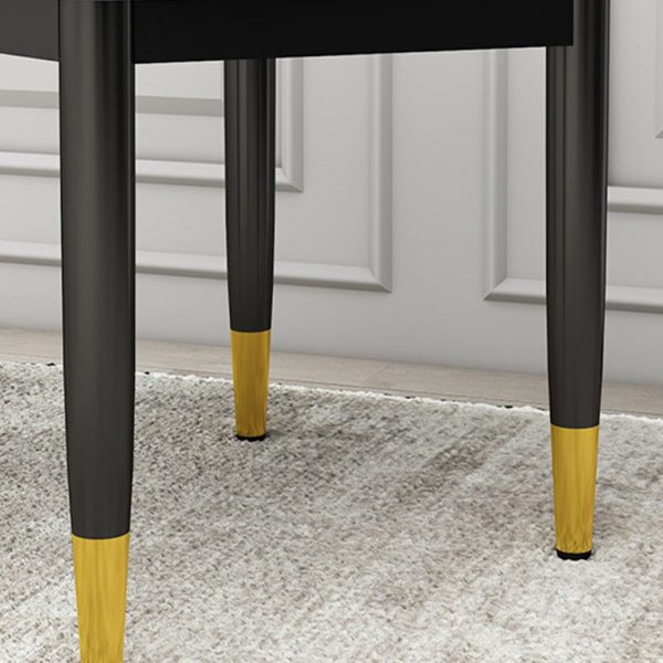 Contemporary Luxury Square PU Leather Dining Chair Backrest For Dining Room - Image 7