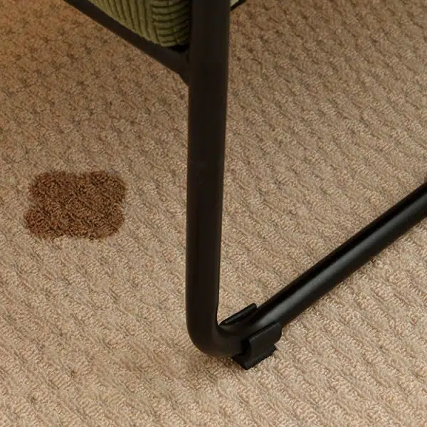 Contemporary Nordic Rectangular Iron Fabric Chair Backrest Armrest For Living Room - Image 9