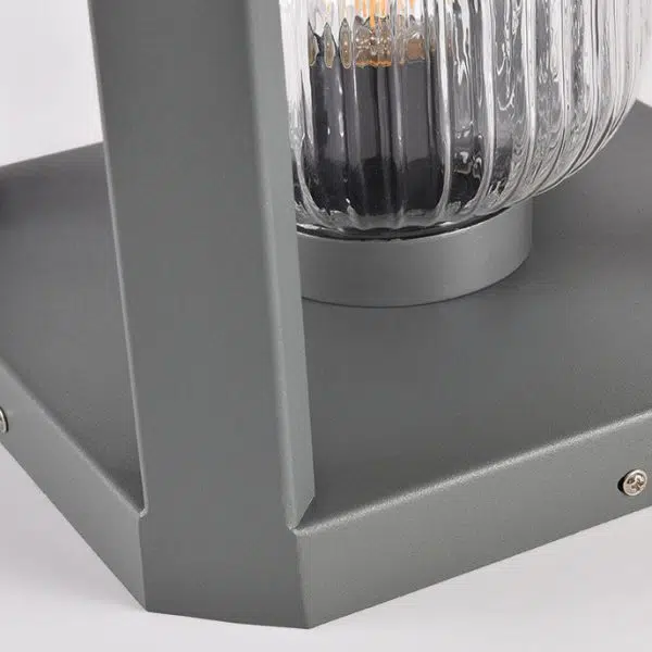 Modern Simplicity Solar Waterproof Stainless Steel Aluminum Glass Cube Ball 1-Light Landscape Lighting Outdoor Light For Outdoor Patio - Image 9