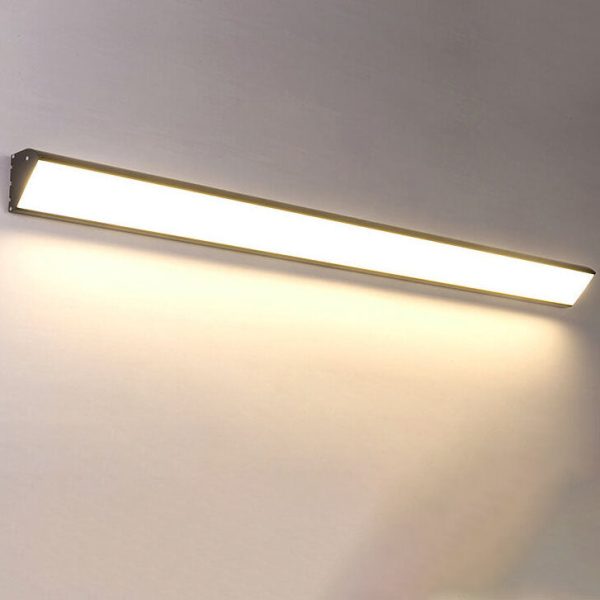 Modern Outdoor Long Bar Aluminum Acrylic Waterproof LED Wall Sconce Lamp - Image 5