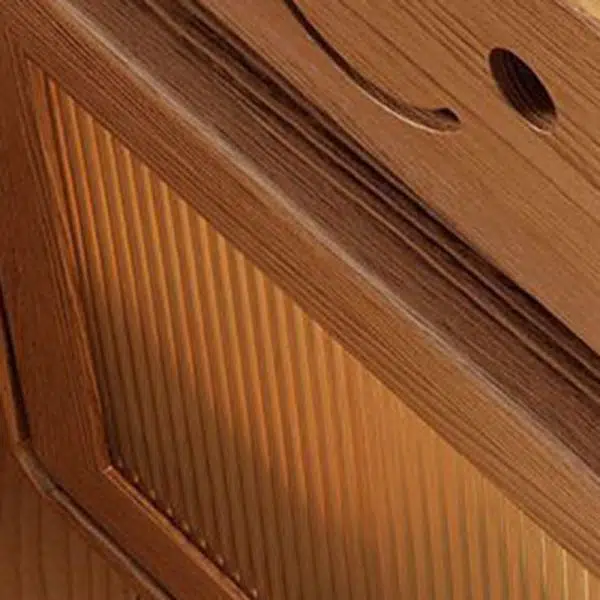 Contemporary Creative Square Rubberwood Glass Metal Nightstand 2-Cabinet For Bedroom - Image 8