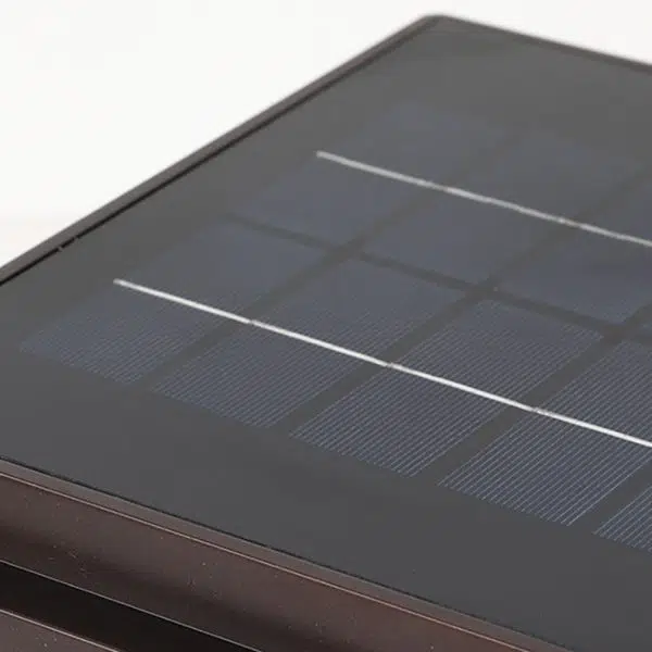 Modern Minimalist Solar Waterproof Square Aluminum Glass LED Post Head Light For Garden - Image 12