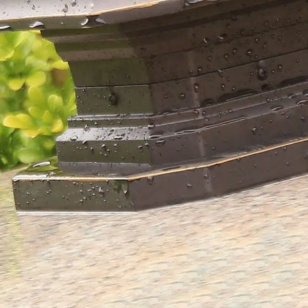 Solar European Hexagon Cage Column LED Outdoor Patio Post Head Landscape Light - Image 11