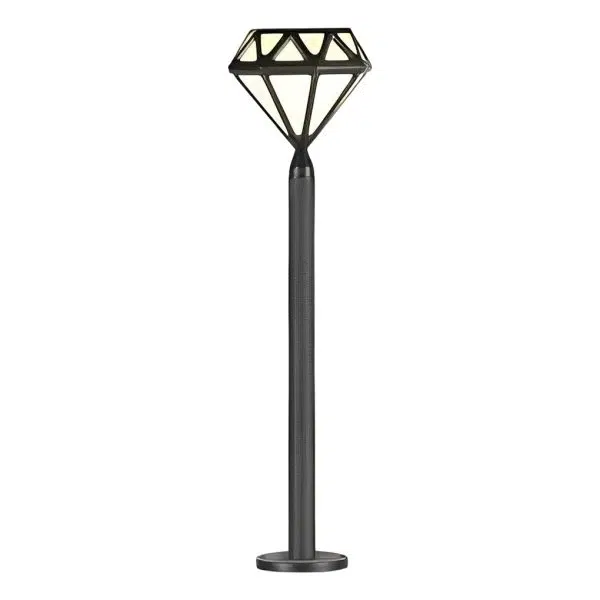 Geometric Waterproof LED Intelligent Stable Black Modern Lawn Lamp - Image 7