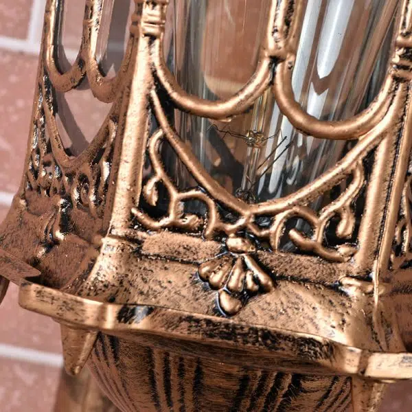 European Vintage Outdoor Waterproof 1-Light Metal Wall Sconce Lamp - Image 4