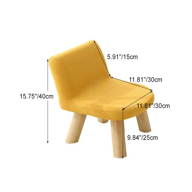 2-70ad9fe2-2abc-4f74-8dfb-a6cff19b8356-1.jpg Contemporary Creative Square Cotton Linen Solid Wood Chair Backrest Armless For Living Room - Image 5