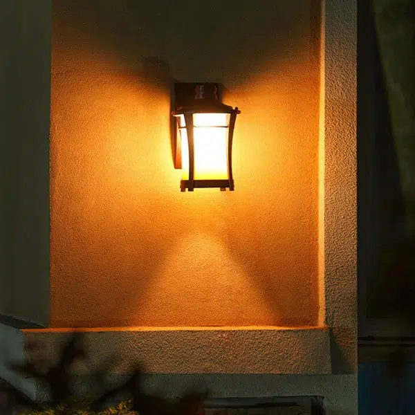 European Industrial Wrought Iron Outdoor Waterproof 1-Light Wall Sconce Lamp - Image 8