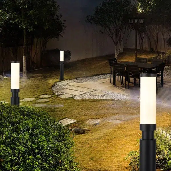 Modern Acrylic Waterproof Creative Lipstick Design LED Outdoor Lawn Floor Lamp - Image 13