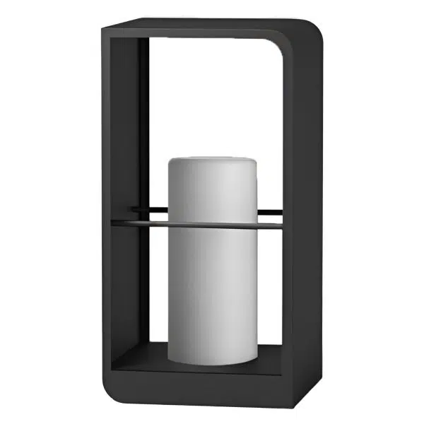 Rectangular Frame Waterproof Black Modern Solar Lights Outdoor Lanterns - Image 14
