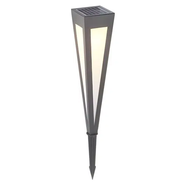 Square Conical LED Waterproof RGB Solar Lights Outdoor Pathway Lights - Image 19