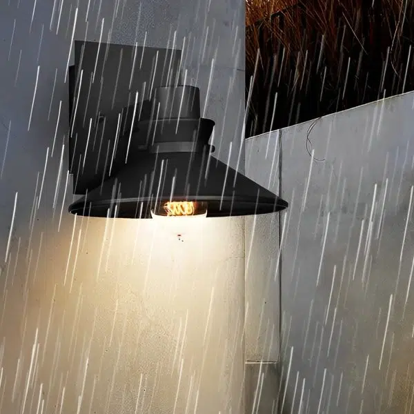 Minimalist Waterproof Black European-style Wall Lamp Exterior Lights - Image 8