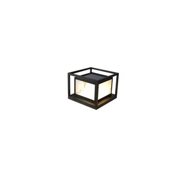 Modern Solar Square Chinese Outdoor Column Head Light LED Lawn Landscape Light - Image 6