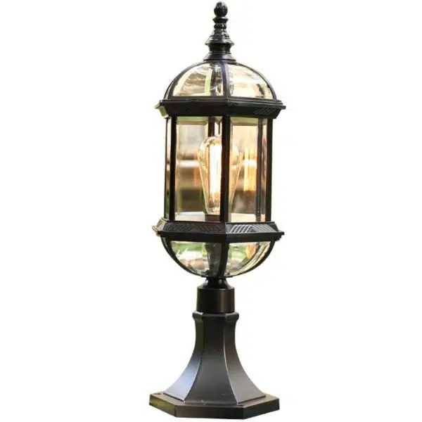 European Vintage Fence Column Post Light Patio Outdoor Waterproof Garden Light - Image 4