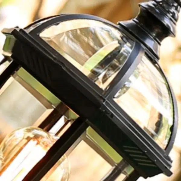 European Vintage Fence Column Post Light Patio Outdoor Waterproof Garden Light - Image 5