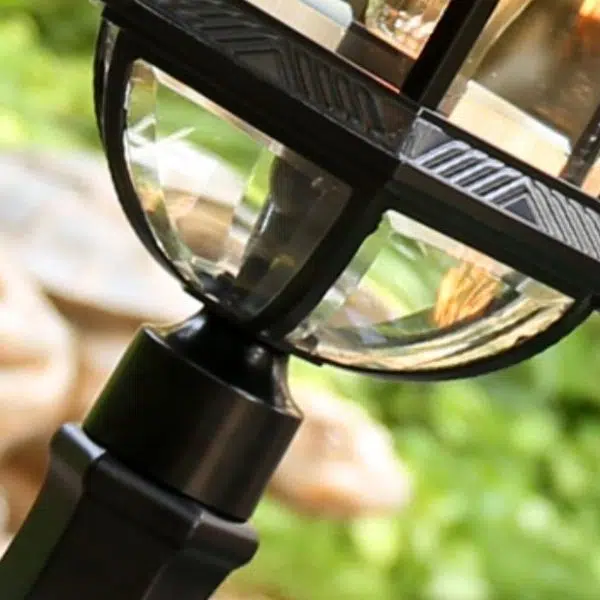 European Vintage Fence Column Post Light Patio Outdoor Waterproof Garden Light - Image 7