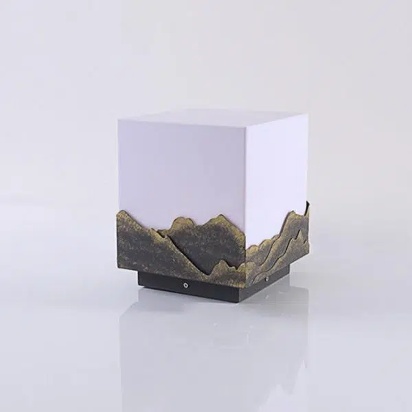 Modern Chinese Solar Square Landscape Outdoor Waterproof Post Head Landscape Light - Image 4