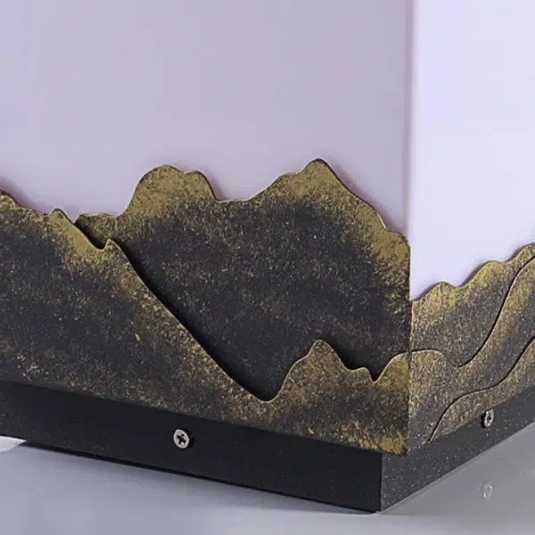 Modern Chinese Solar Square Landscape Outdoor Waterproof Post Head Landscape Light - Image 10