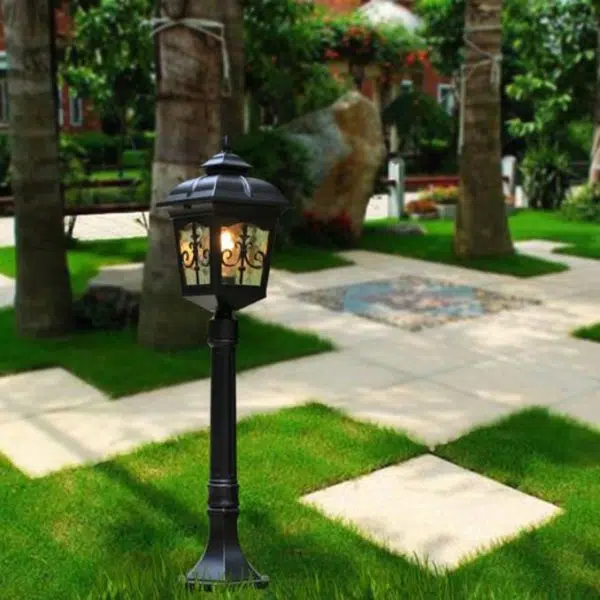 Industrial Waterproof Square Arrow Flower 1-Light Outdoor Lawn Landscape Light - Image 3