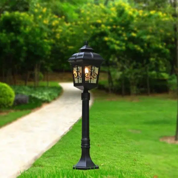 Industrial Waterproof Square Arrow Flower 1-Light Outdoor Lawn Landscape Light - Image 6