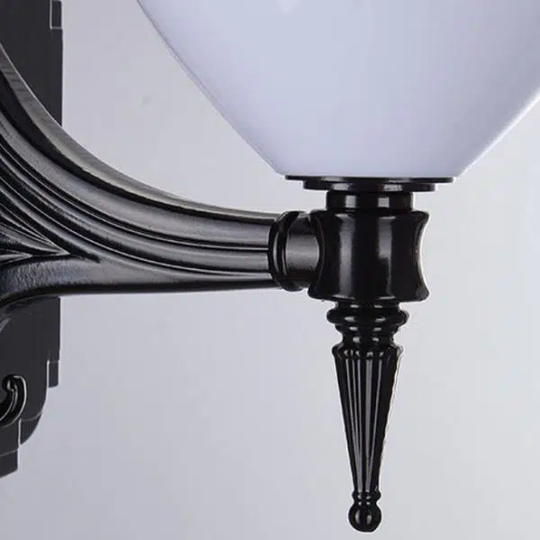 Modern Minimalist Square Pointed 1-Light Outdoor Wall Lamp - Image 10