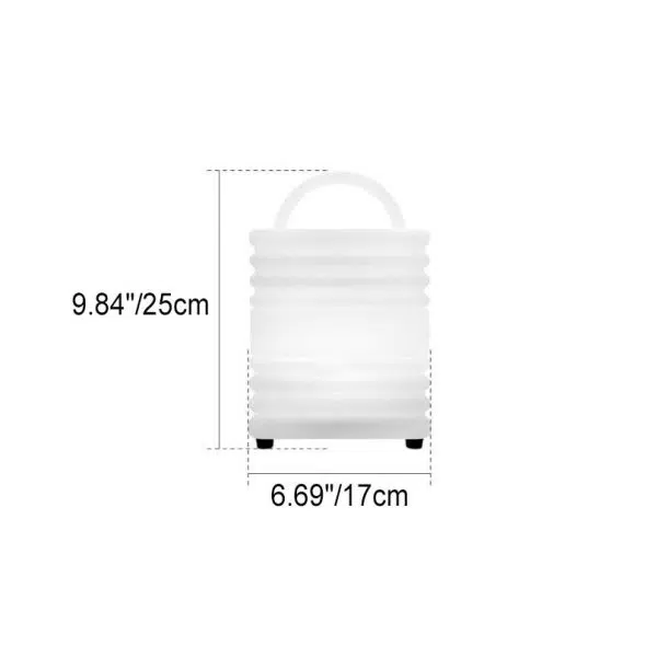 Decorative Square Waterproof PE Camping Portable LED Outdoor Lights - Image 4