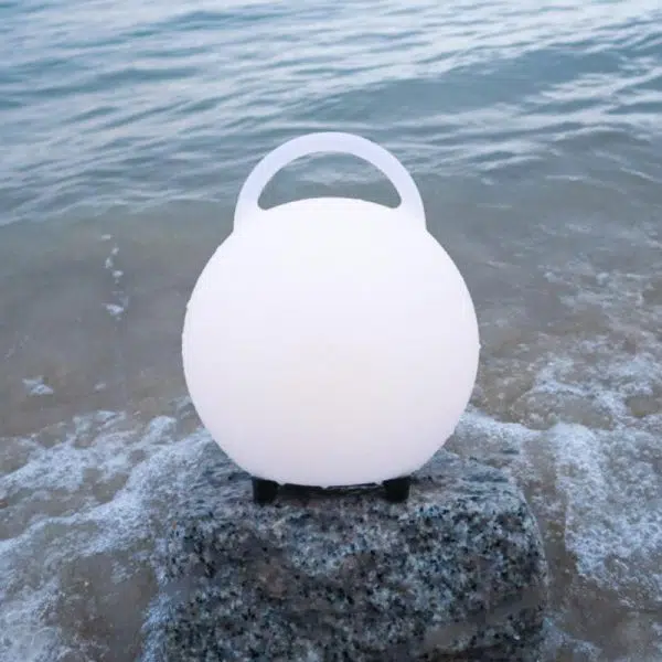 Modern Decorative Round Waterproof Eye Protection PE USB Portable LED Outdoor Lights - Image 4