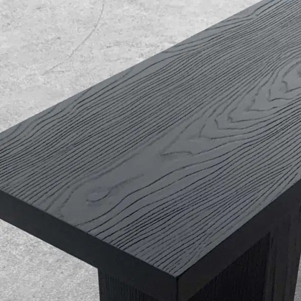 Modern Minimalist Rectangular Solid Wood Bench For Living Room - Image 6