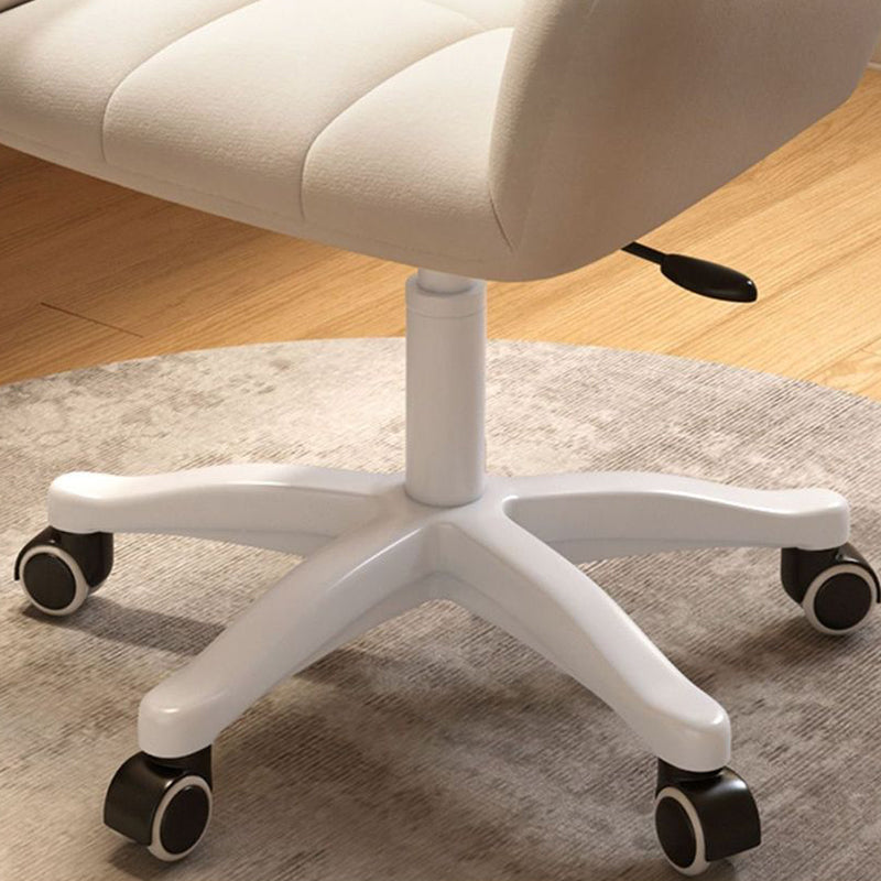 23-19107d3d-9bc4-4b75-8859-df2a3e946053.jpg Contemporary Nordic Square Velvet Upholstered Swivel Desk Chair Height Adjustable Backrest Armrest For Home Office - Image 10