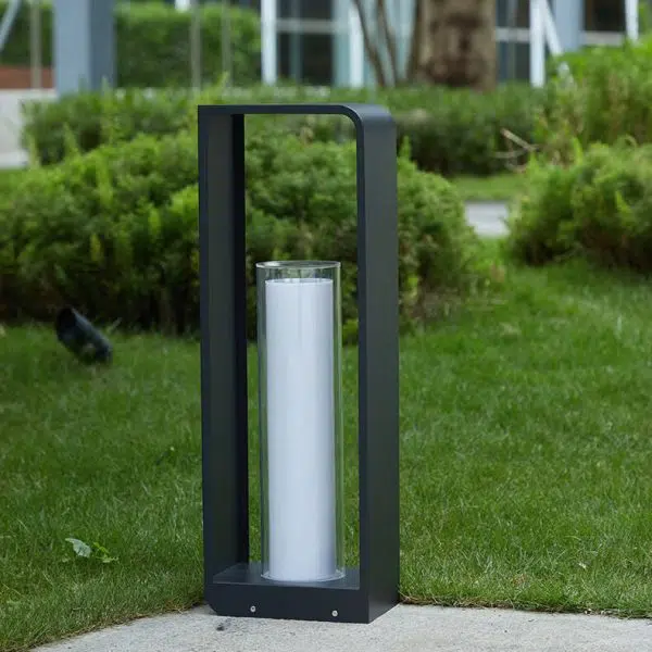 Modern Minimalist Square Frame Stainless Steel Acrylic LED Waterproof Lawn Landscape Light For Outdoor Patio - Image 16