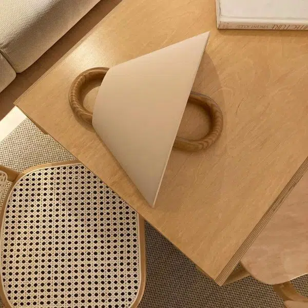 Modern Original Solid Wood Pleated Semi-Circle 1-Light Wall Sconce Lamp - Image 27