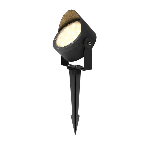 Adjustable Waterproof LED Anti-slip Black Modern Outdoor Spotlights - Image 9