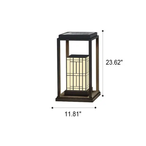 Modern Retro Stainless Steel Marble Solar LED  Waterproof Garden Lawn Outdoor Light - Image 18