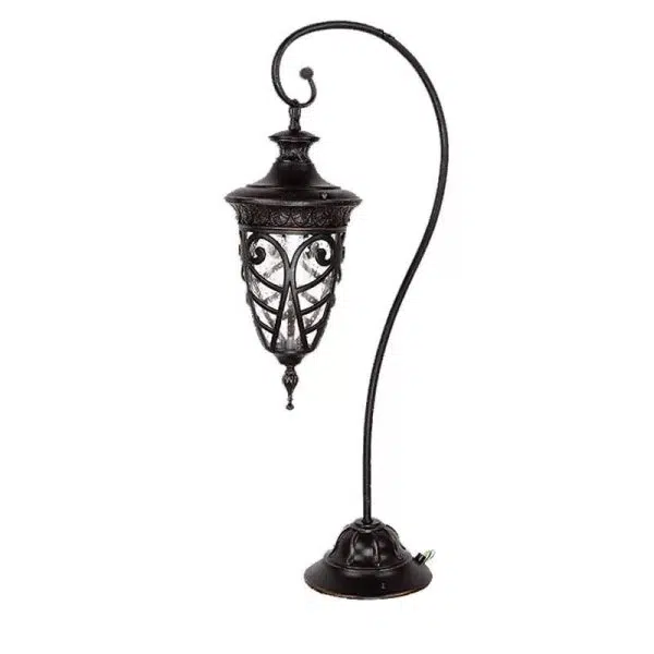 European Waterproof Lantern Aluminum Glass Ground Insert 1-Light Outdoor Landscape Light - Image 10