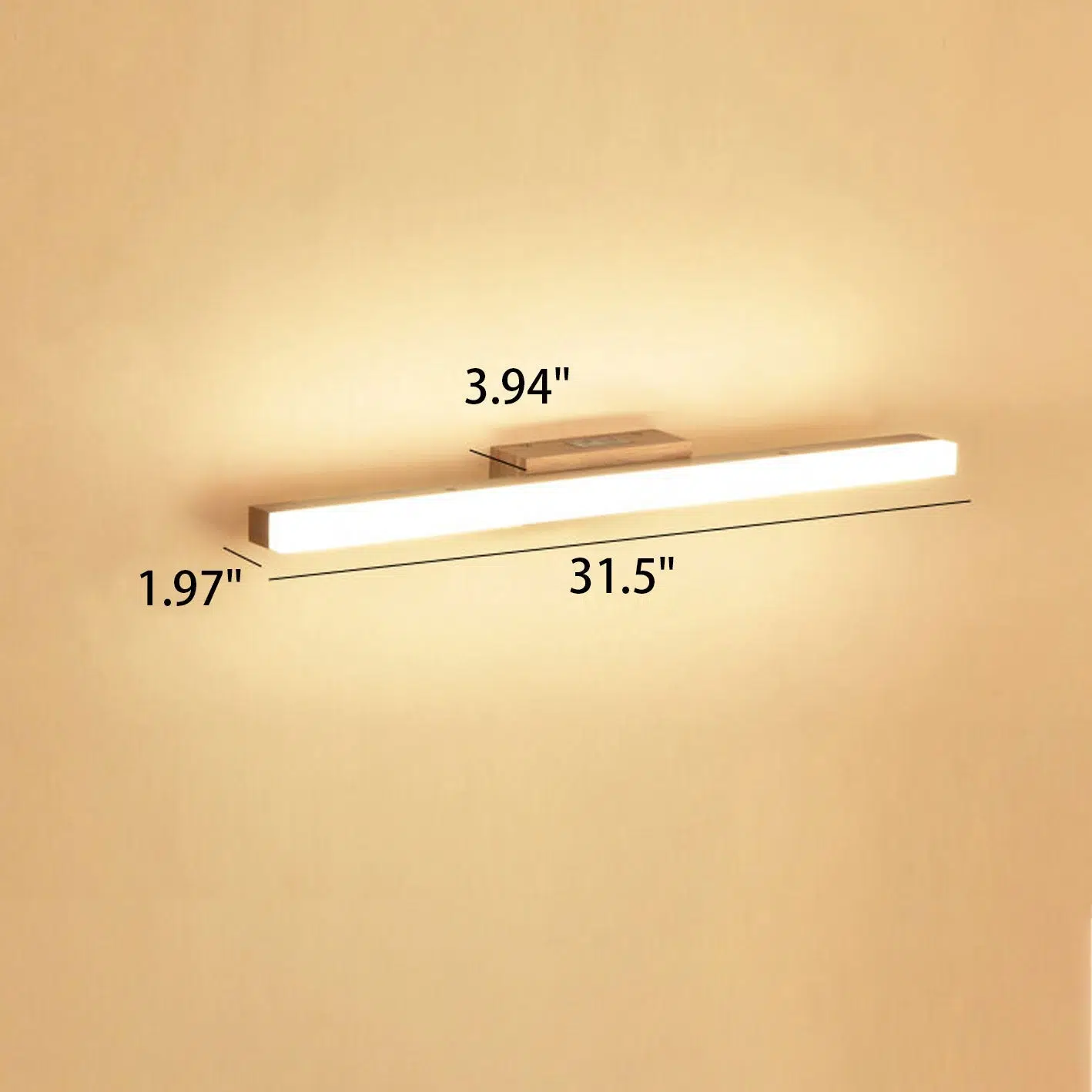 3-a3c14fb6-1025-4ac4-830b-18dc03ca5dcf.jpg Nordic Minimalist Wooden Long Strip Vanity Light LED Wall Sconce Lamp - Image 5