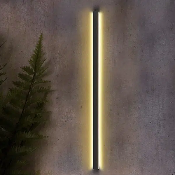 Long Strip LED Waterproof Black Minimalist Outdoor Wall Lights Exterior Lights - Image 8