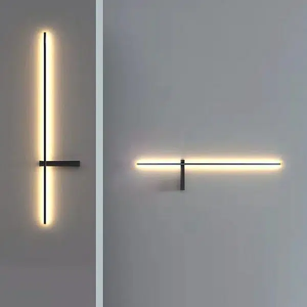 Interlaced Line Strips Waterproof Led Black Modern Outdoor Wall Lights - Image 6