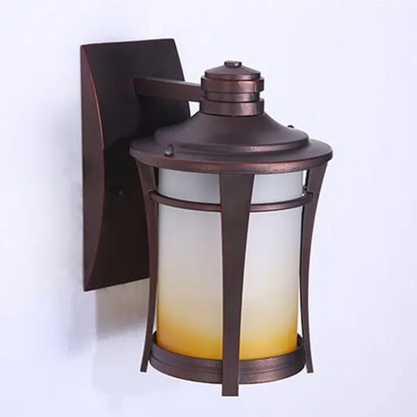 European Industrial Wrought Iron Outdoor Waterproof 1-Light Wall Sconce Lamp - Image 10