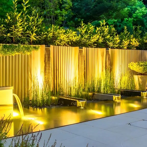 DC24V Stainless Steel Waterproof LED Underwater Fountain Lights Spotlights