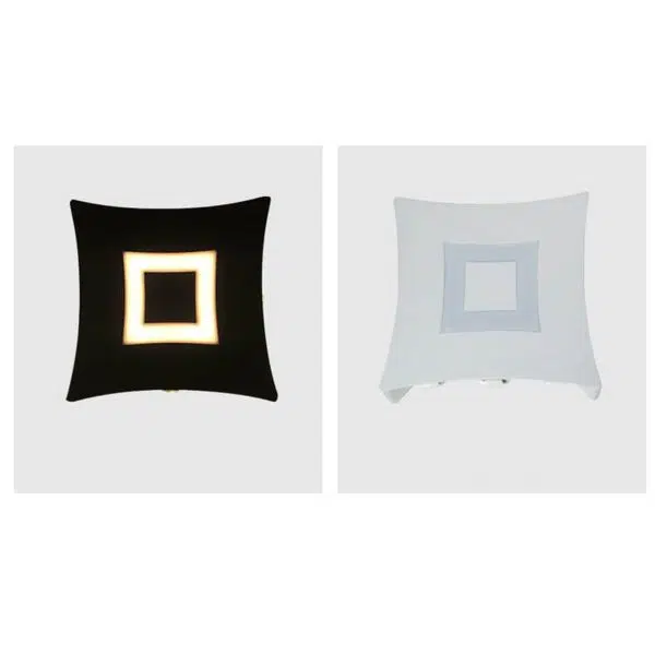 Modern Creative Square Luminous LED Outdoor Garden Wall Sconce Lamp - Image 8