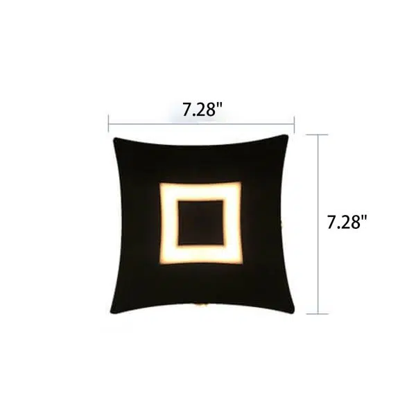 Modern Creative Square Luminous LED Outdoor Garden Wall Sconce Lamp - Image 7