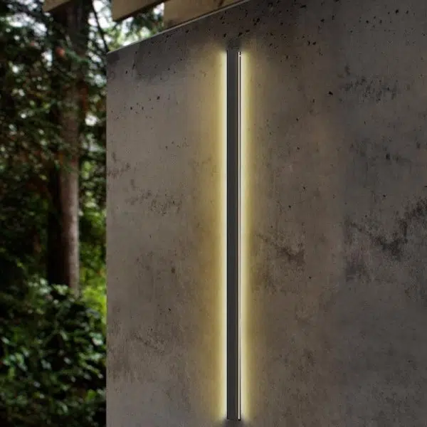 Long Strip LED Waterproof Black Minimalist Outdoor Wall Lights Exterior Lights - Image 7