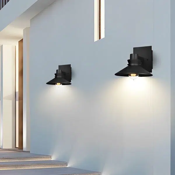 Minimalist Waterproof Black European-style Wall Lamp Exterior Lights - Image 4