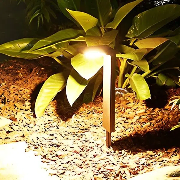 Eco-Friendly Smart LED Outdoor Lawn Lamp Solar Path Lighting with Auto On/Off - Image 4