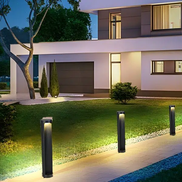Cylindrical Outdoor Lawn Courtyard Lamp Waterproof LED Landscape Lighting - Image 8