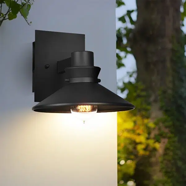 Minimalist Waterproof Black European-style Wall Lamp Exterior Lights - Image 5