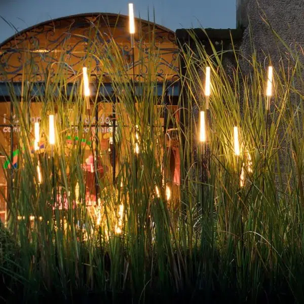 Reed & Cattail Outdoor Column Lights Low Voltage Solar LED Landscaping Garden Lawns Lighting - Image 7