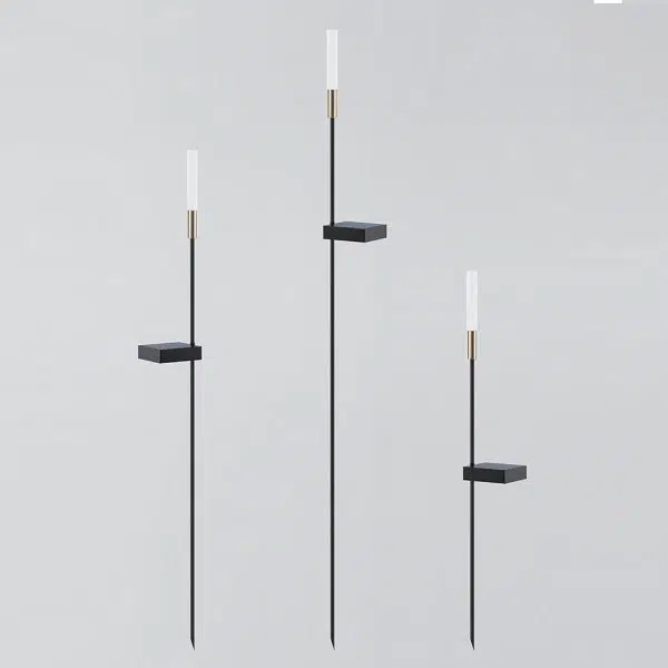 Reed & Cattail Outdoor Column Lights Low Voltage Solar LED Landscaping Garden Lawns Lighting - Image 9